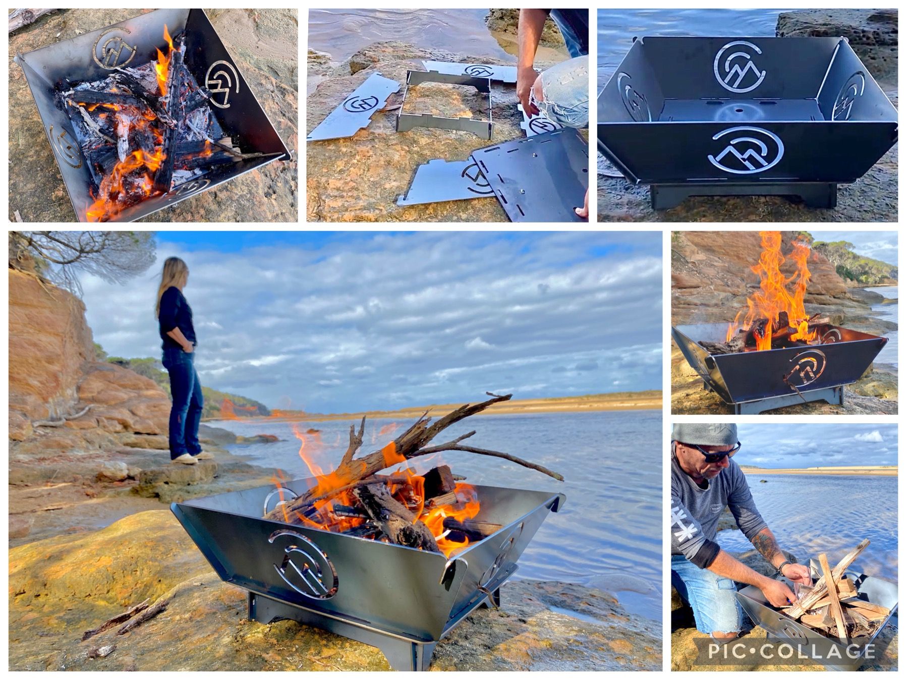 Adventureco Mini Camper Fire Pit